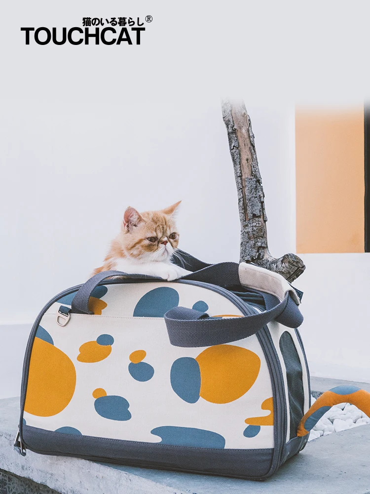 Сумка переноска Touchdog для кошек дорожная сумка собак дышащая автомобильных
