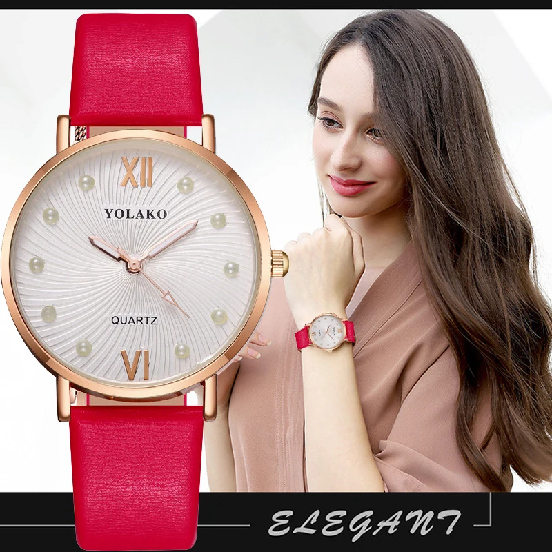 Женские Аналоговые кварцевые часы с мозаичным жемчугом и сетчатым ремешком |