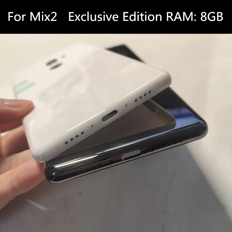Керамическая задняя крышка аккумулятора для xiaomi Mi Mix2 чехол mi mix 2 корпуса телефона