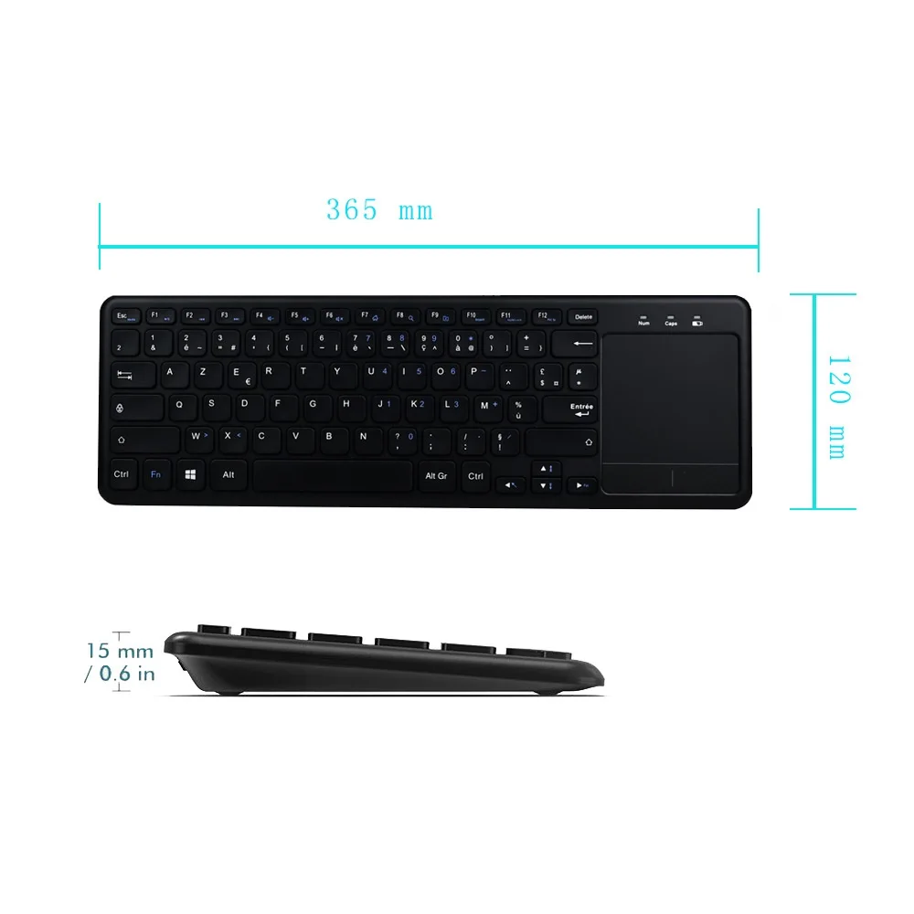 Беспроводная клавиатура L200 2 4 ГГц с тачпадом для настольных ПК ноутбуков и