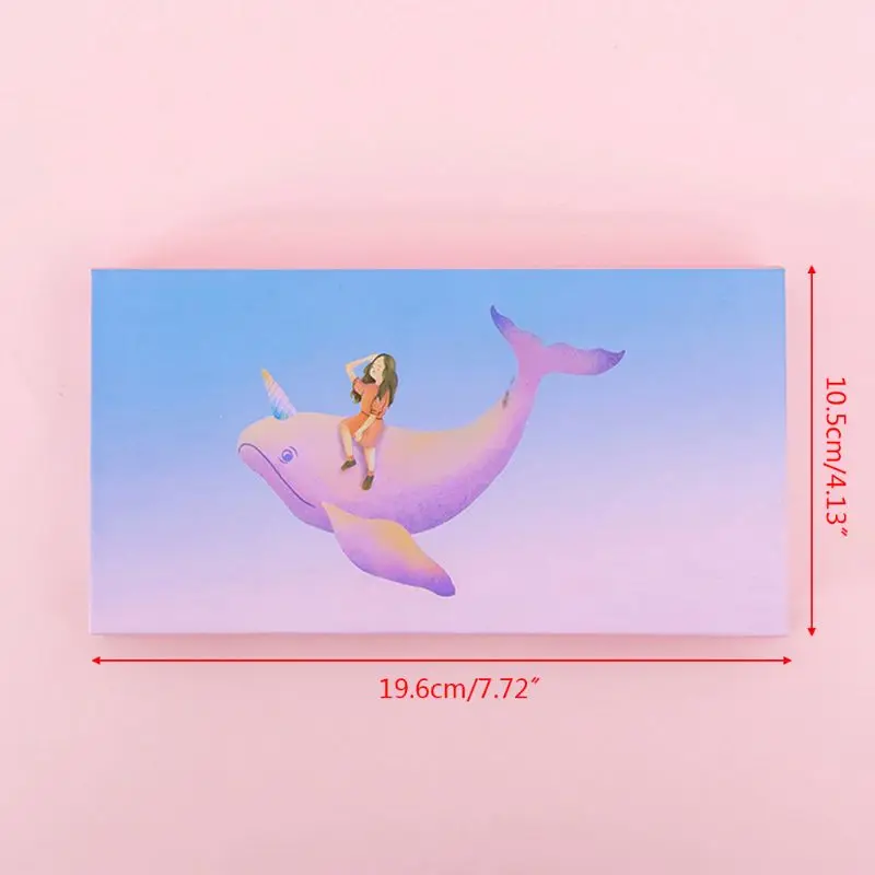 

Kawaii Whale Sticky Notes Notepad Memo Pad Diary Reminding Plan Schedule Student Stationery School Office Supplies C26