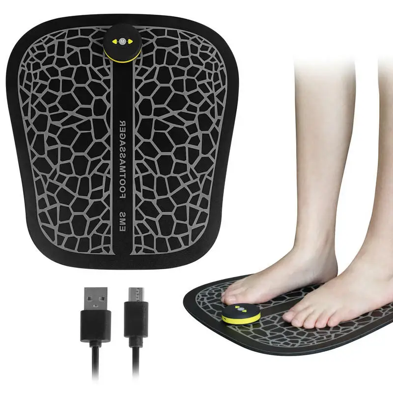 Зарядка EMS ног массажер массаж коврик импульса массажера для с подогревом USB