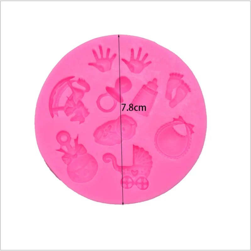 Baby Shower вечерние Коляска ручной бутылки троянским конем принт на Форма 3D