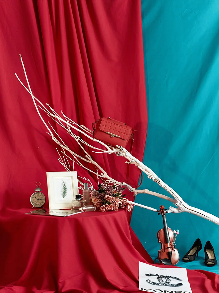 Рождественский фон для фотосъемки тканевый реквизит Ins стиль белый серый розовый