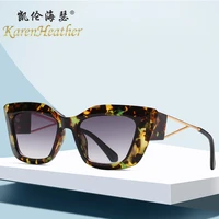 new oversized cat eye sunglasses big frame vintage leopard gradient sun glasses fashion brand designer outdoor driving uv400