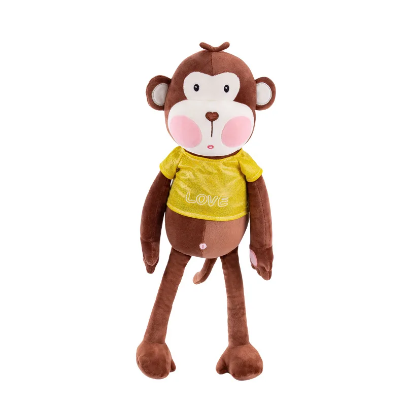 

Couple LOVE monkey plush toy cute dumb cute doll rag doll give girlfriend gift wholesale