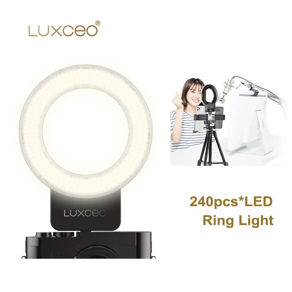 Кольцо-вспышка Luxceo P01 светодиодная 240 шт. | Электроника
