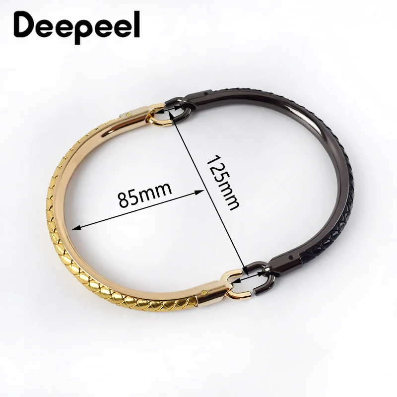Deepeel 1/2 шт. 112 мм металлический клатч Сумки ручками для женщин сумка украшения