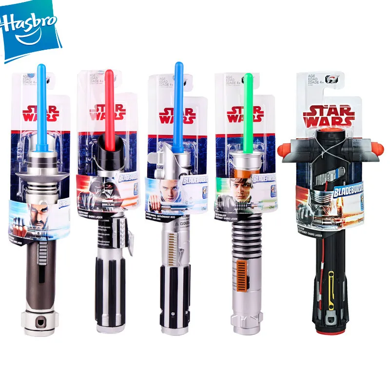 

Hasbro Star Wars E8 movie Jedi warrior shining retractable lightsaber and non luminous retractable lightsaber cool boy toys