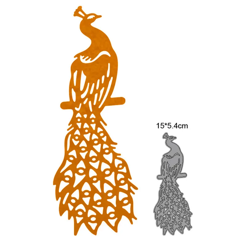 

metal cutting dies cut die mold Animals Peacock decoration Scrapbooking dies paper craft knife mould blade punch stencils dies