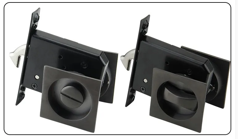 Лучшая безключевая кровать дверной замок для ванной Женский утопленный