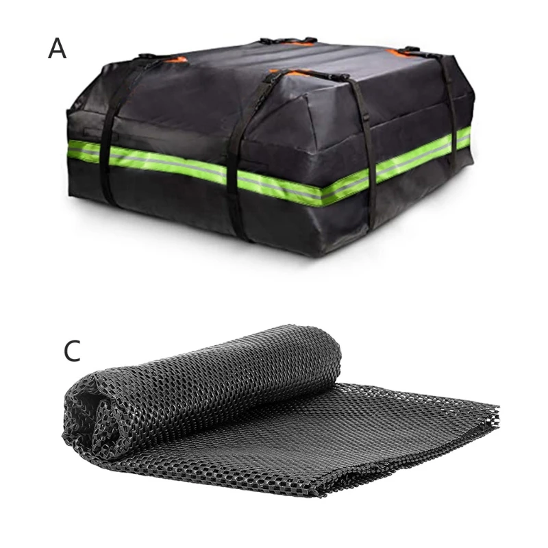 

Водонепроницаемая багажная сумка на крышу автомобиля, багажник для груза, багажная корзина для всех автомобилей, кроссоверов 600D, нескользя...