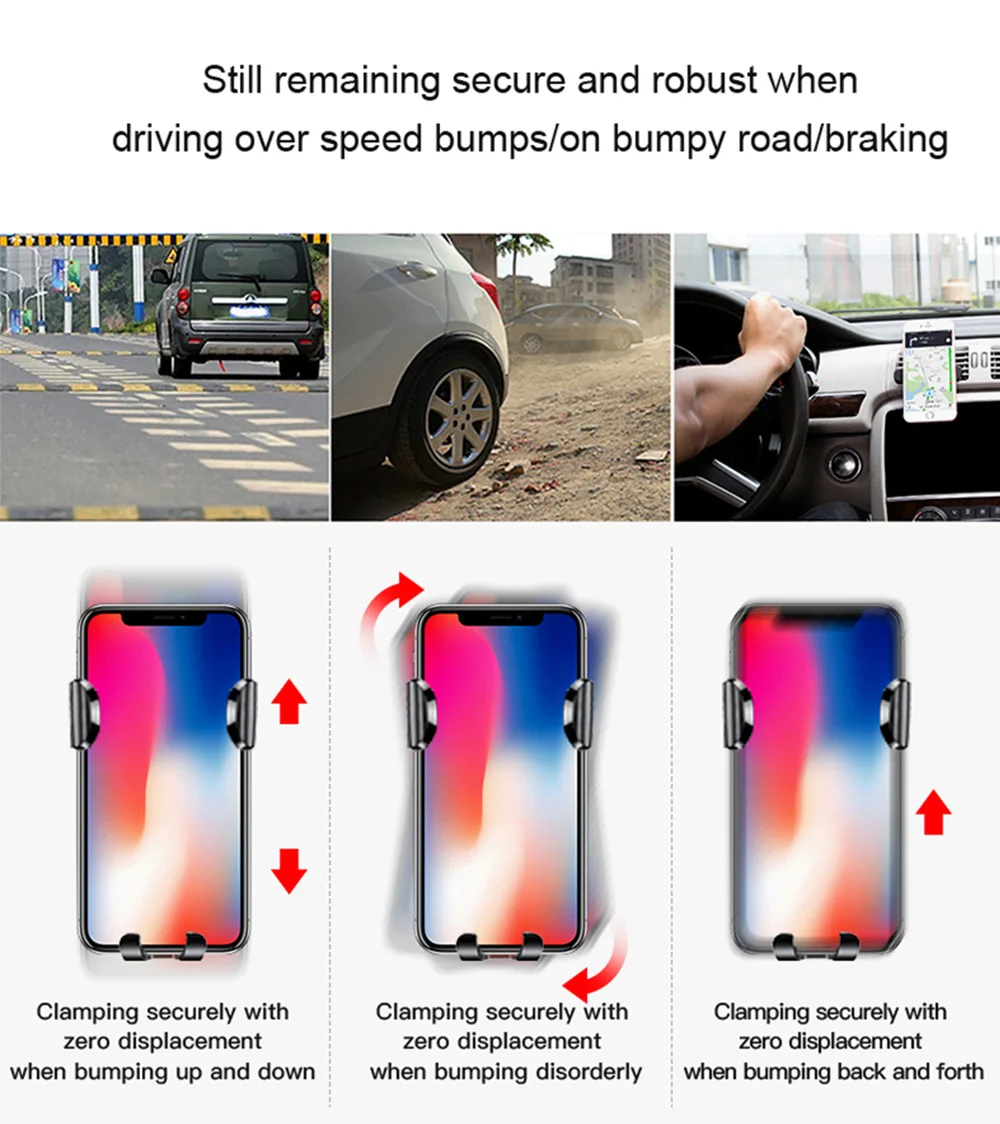 Беспроводное зарядное устройство FDGAO Qi для iPhone 11 Pro XS XR X 8 Samsung S10 S9 10