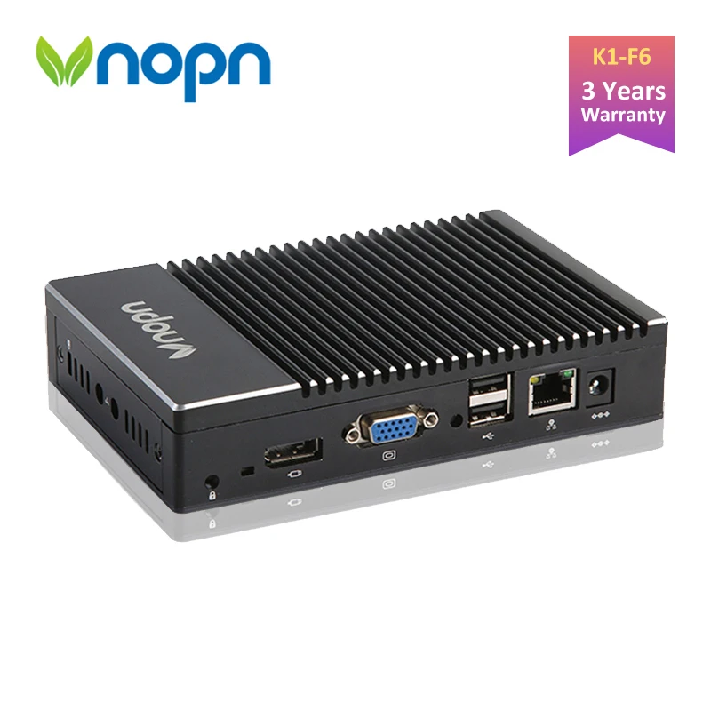 Vnopn Windows 10 Mini PC AMD A6 1450, up to 1.4GHz, Support Dual HD Display/WiFi/Gigabit LAN, HTPC/Office Mini Desktop Computer