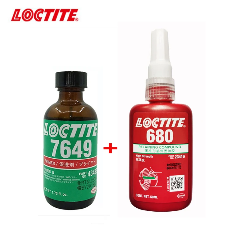 

Loctite 680 Cylindrical Retention Adhesive high Strength Anaerobic Adhesive High Temperature Metal Sealing Glue Accelerator