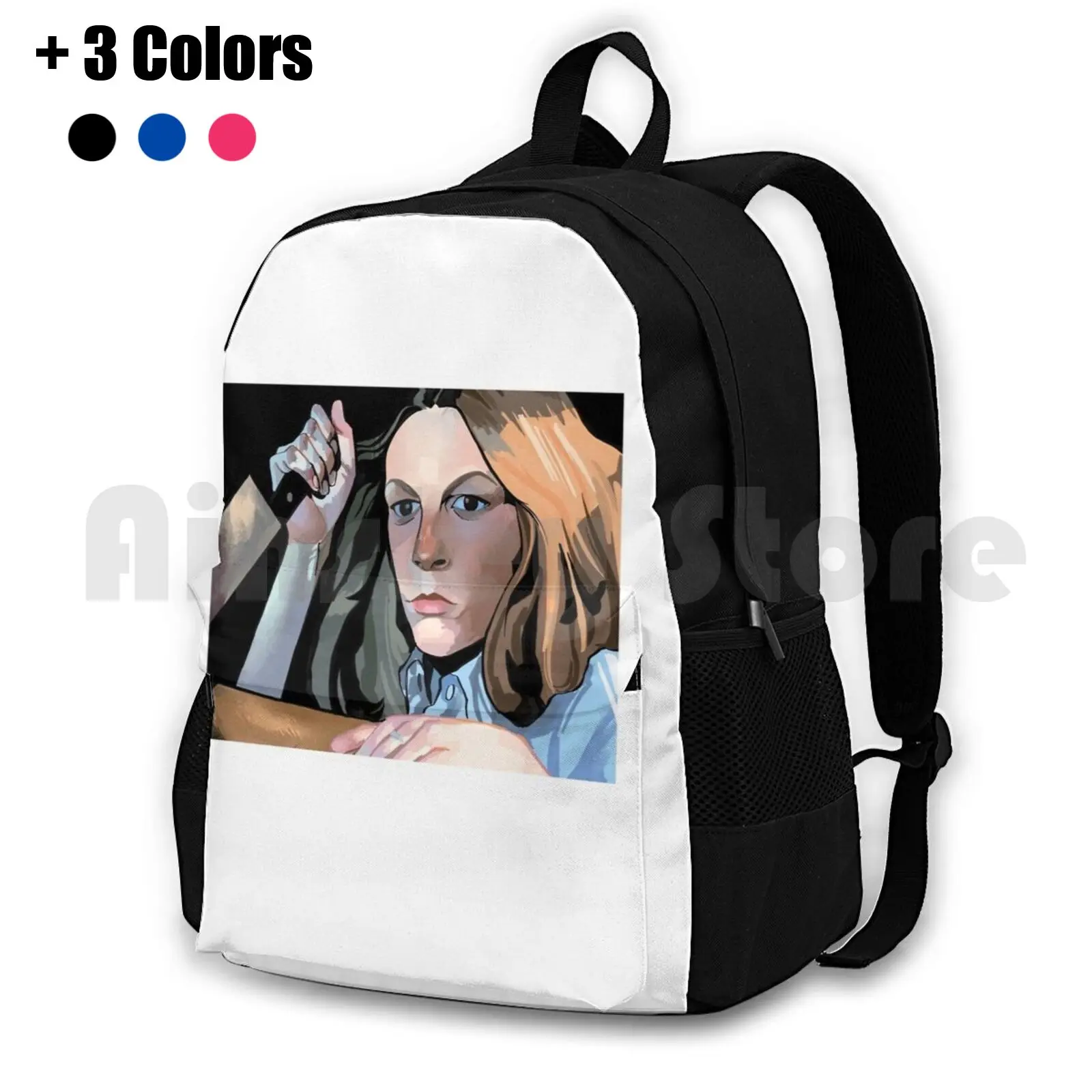 

Halloween Outdoor Hiking Backpack Waterproof Camping Travel Halloween Jamie Lee Curtis Horror Horror Movies