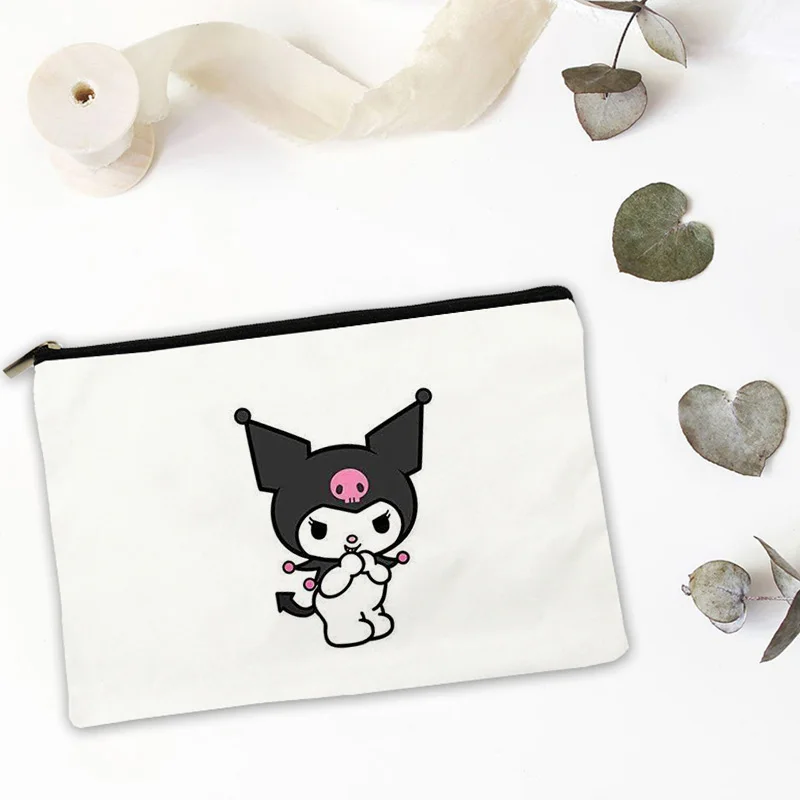 

Free Shipping Bags My Melody Mini Bag Makeup Storage Cosmetic for Pouch Kawaii Make Up Organizer Traveling Personal Travel Set