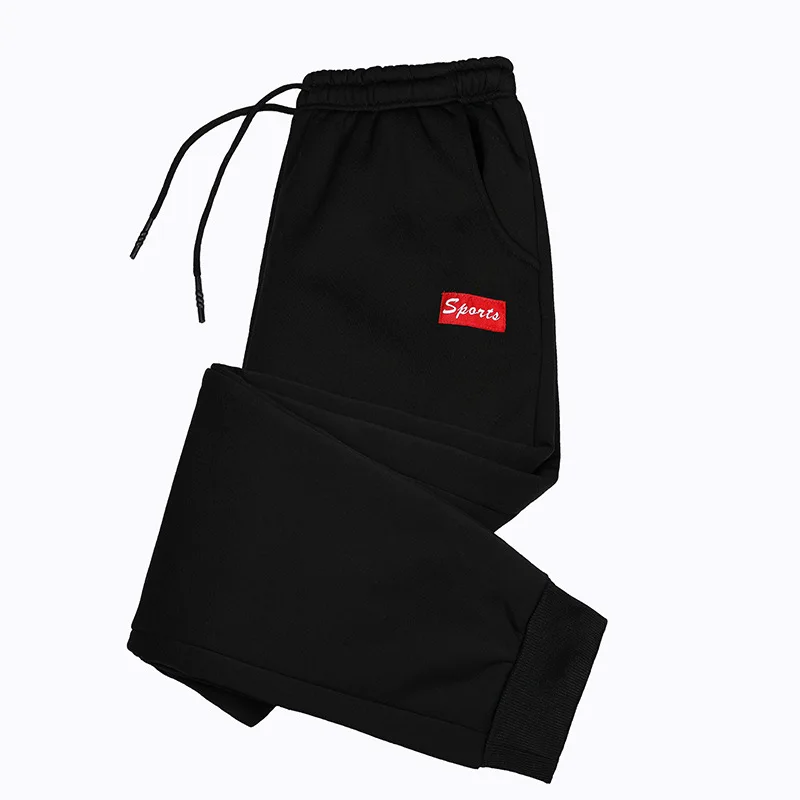 

Брюки мужские на резинке, спортивные Свободные повседневные штаны, большие размеры, четыре сезона