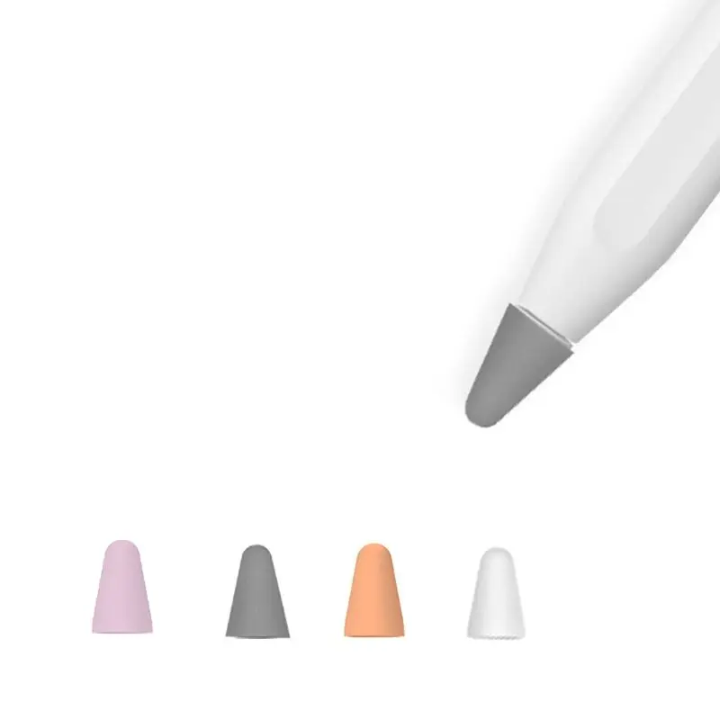 5 шт. силиконовый защитный чехол с наконечником для Apple Pencil 1-го 2-го стилуса |