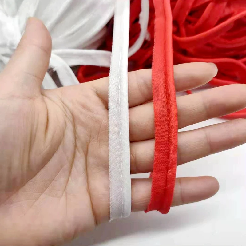 10 мм атласная полиэфирная лента для переплета с веревкой шнур лоскутного шитья