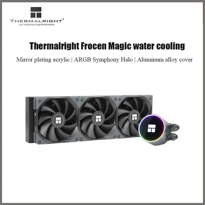 

Thermalright Frozen Magic360 all-in-one water-cooled radiator C12 fan multi-platform all-metal buckle ARGB cold head