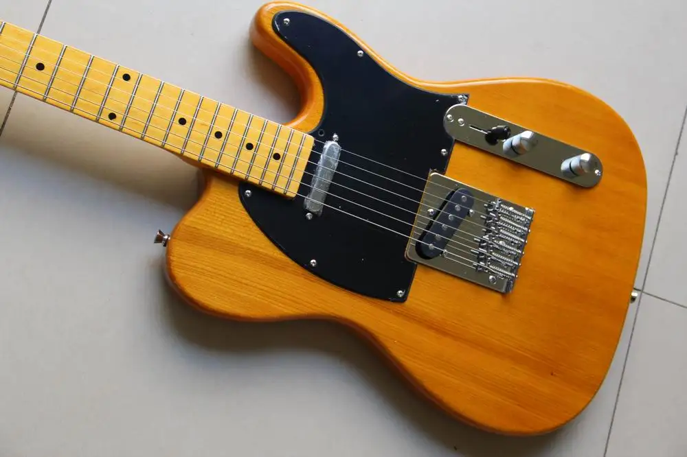 Новое поступление китайская гитара электрическая высшего качества коричневая