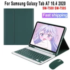 Чехол для планшета с клавиатурой для Samsung Galaxy Tab A7 10,4 2020 T500 T505
