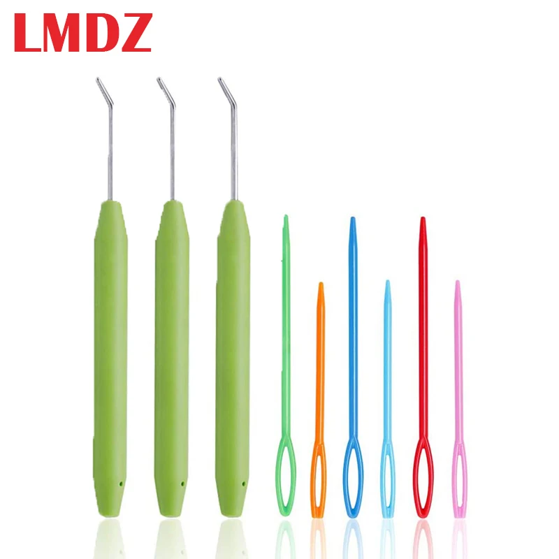 LMDZ 9 шт. набор крючков для вязания крючком вязаный крючок ткацкого станка