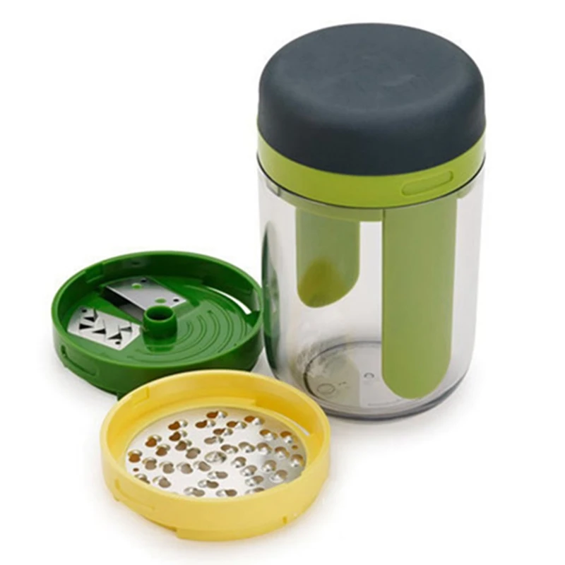 

Cold Vegetable Shredder, Multi-Function Vegetable Cutter Three-In-One Cossette Rotating Cup Grater