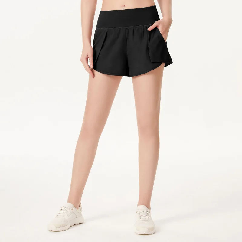 

Shorts Women Thin Fitness Casual High Waist Fashion Biker Shorts Summer Slim Knee-Length Bottoms Black Cycling Shorts Streetwear