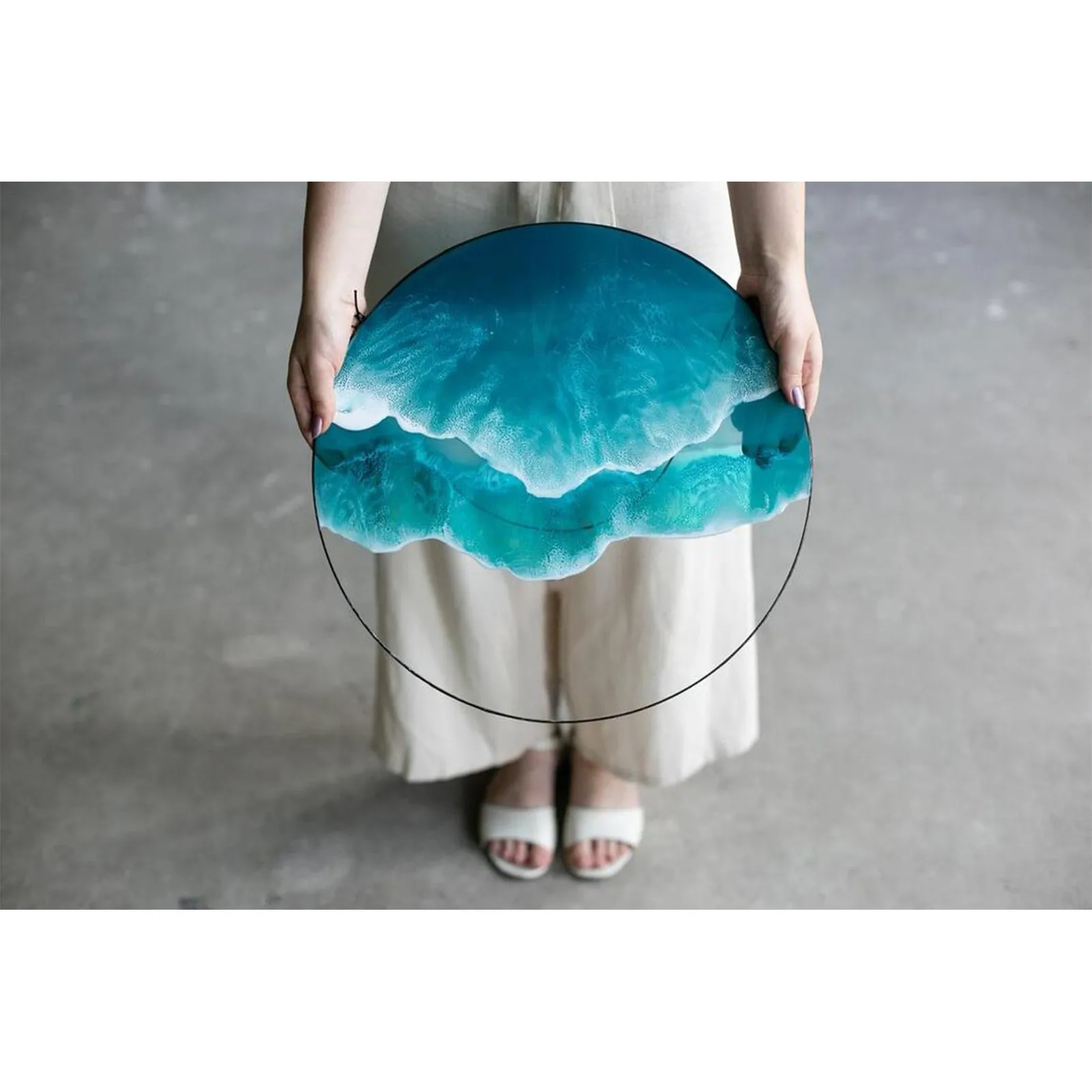 Летняя художественная Подвеска для гостиной настенная подвеска с морской волной