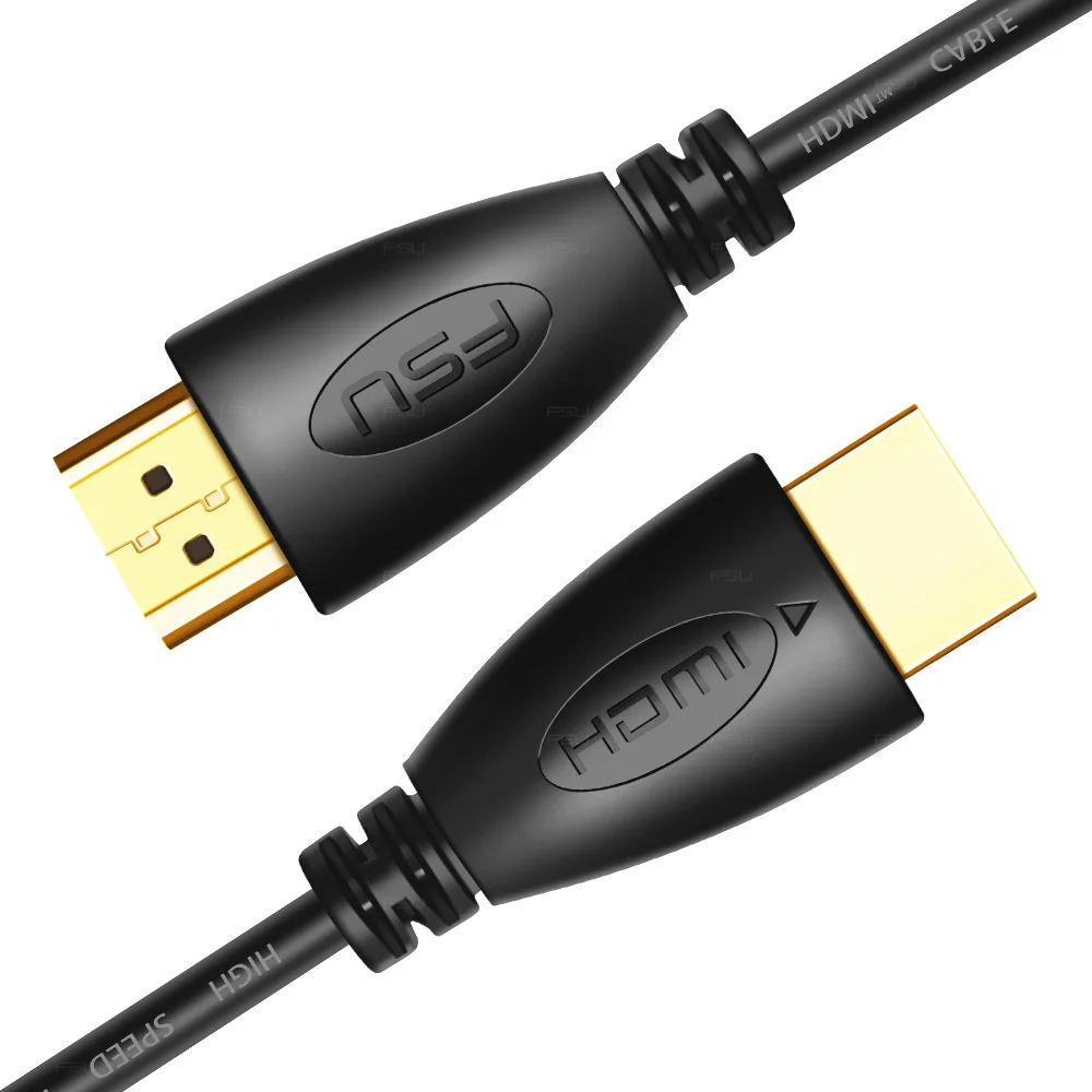 Высокоскоростной HDMI кабель позолоченный мужской поддержка 1080P 3D 0 5 м 1 2 3 для hdmi
