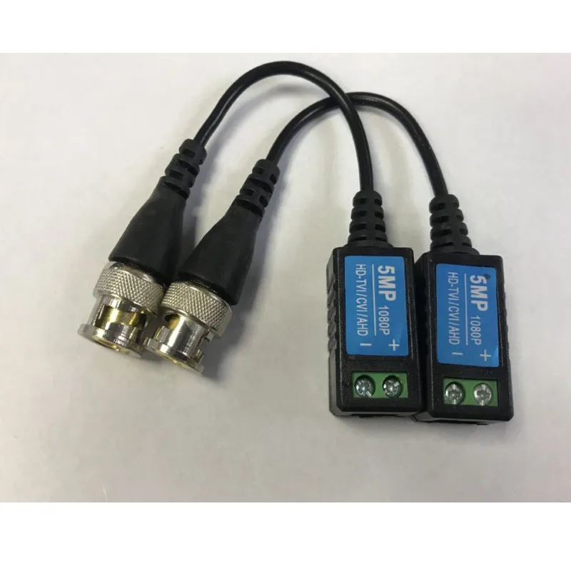 1080P 5mp 8mp CCTV Video Balun HD AHD/HDCVI/HDTVI BNC к UTP Cat5/5e/6 видео Пассивный передатчик