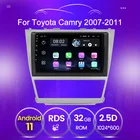 Автомагнитола на Android 11 для Toyota Camry 2007, 2008, 2009, 2010, 2011, видеоплеер 2 ГБ + 32 ГБ, Wi-Fi, USB, аудио, стерео, 2.5D