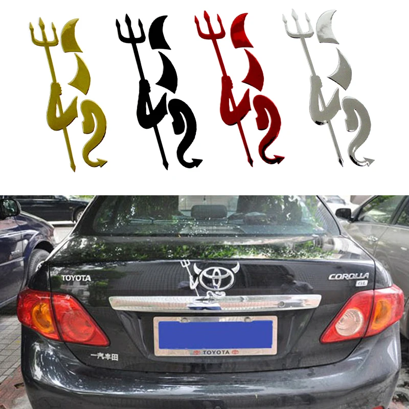 

1 шт. 3D стерео маленький дьявол автомобильные наклейки персонализированные автомобильные наклейки водостойкие