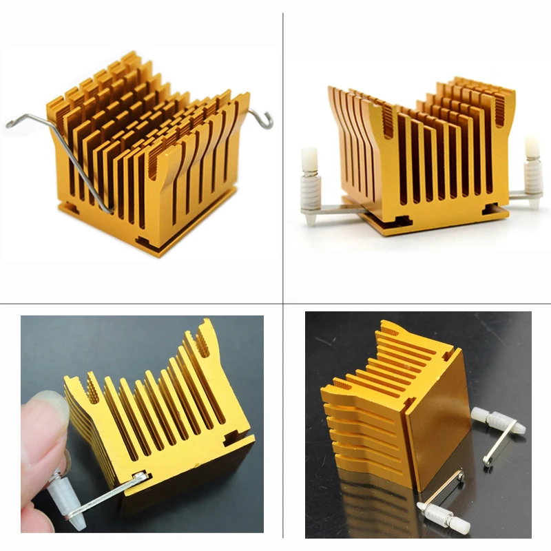 diy aluminium northbridge heatsink cooler motherboard radiator w4cm fan for pc computer case south north bridge chipset cooling free global shipping