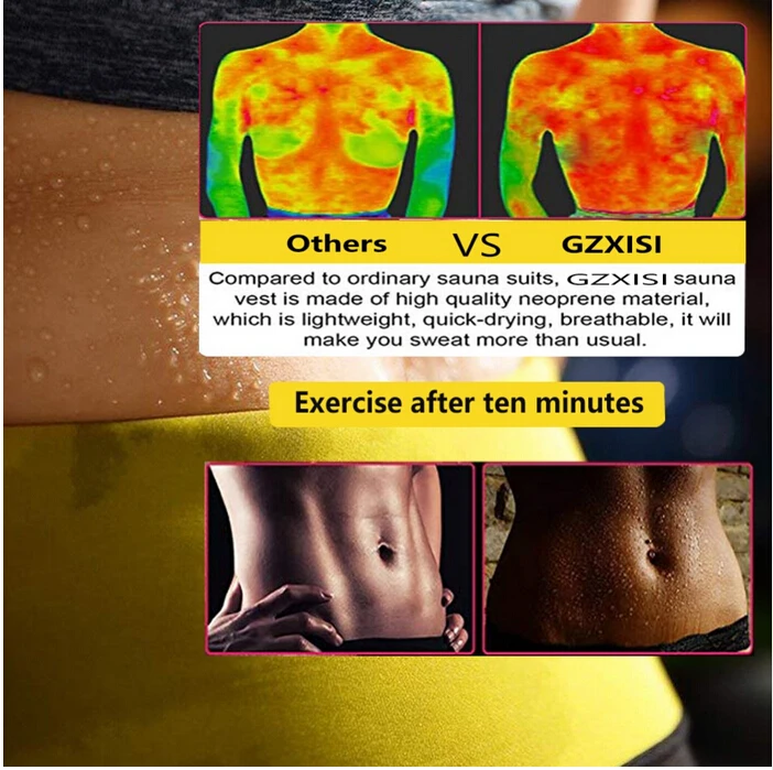 Для женщин неопрена тепловой талии утягивающий корсет пояс для моделирования