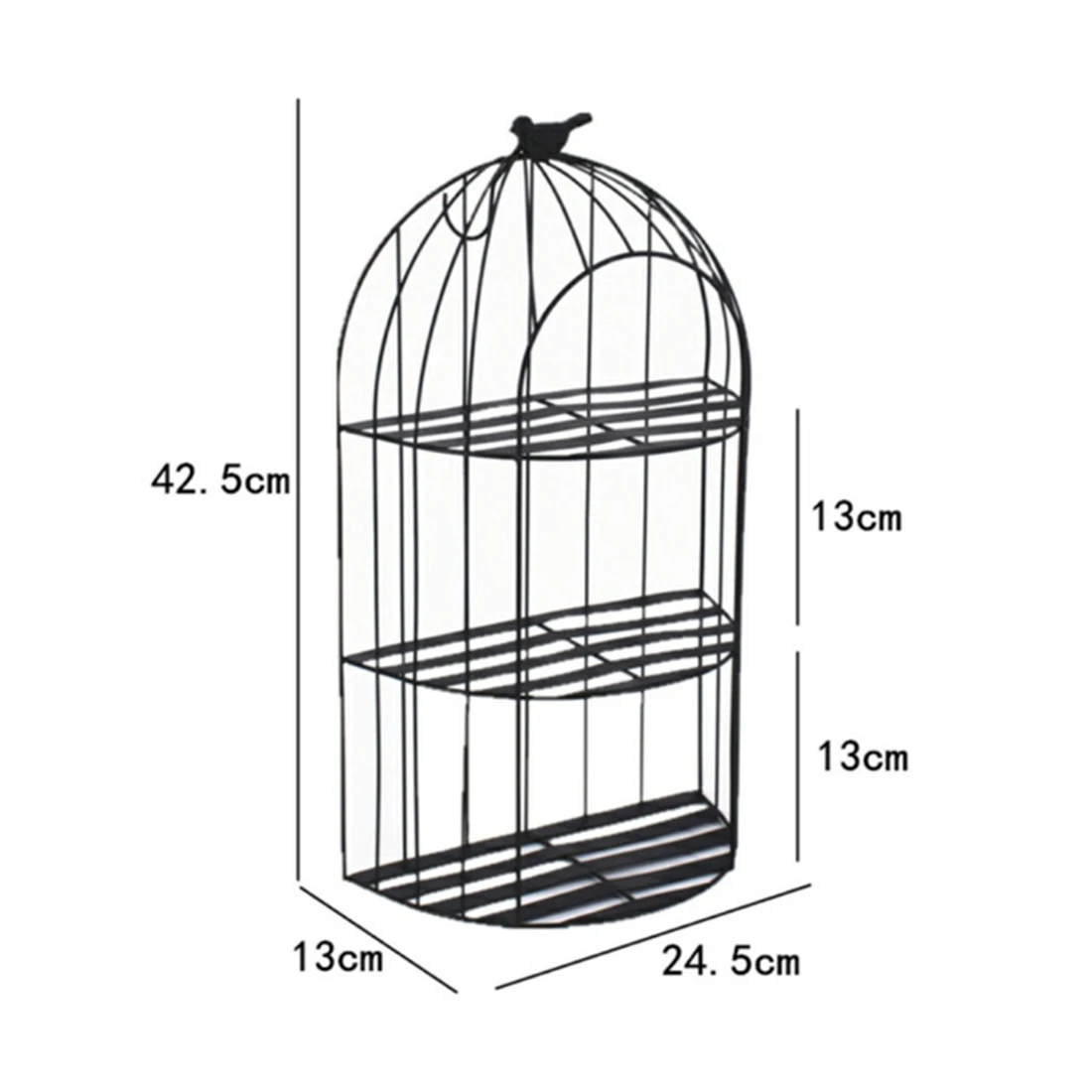 Новый Ретро скандинавском стиле клетка настенное крепление цветочный горшок для