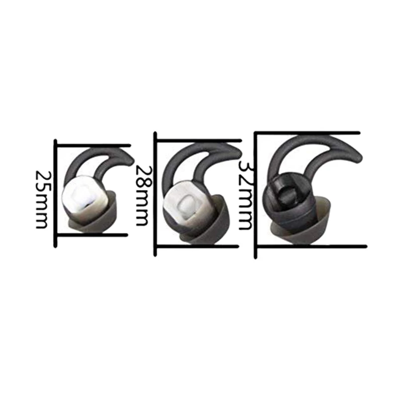 Сменные шумоизоляционные уши с экстрактным слоем комфортные для Bose Qc20 Qc20I QC30