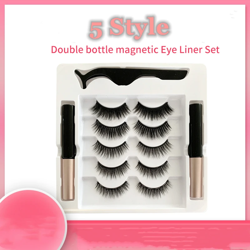 5 пар магнитных петель 2 тушь для ресниц набор магнит жидкая подводка глаз