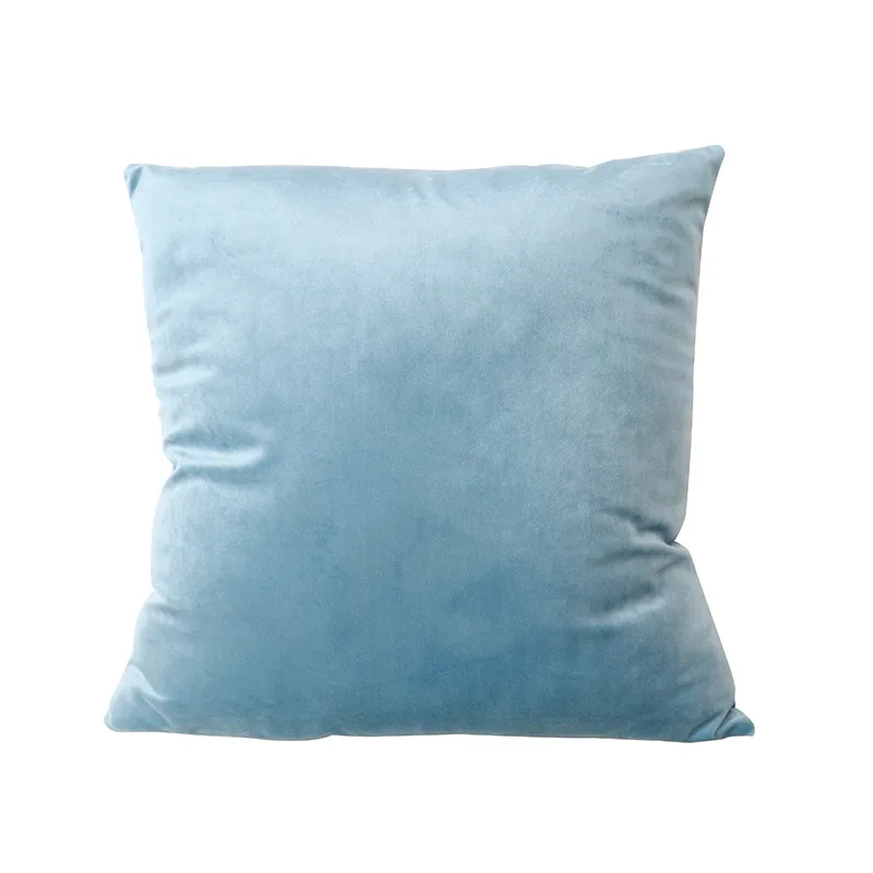 

Cushion Cover 45*45cm Luxury Blue Velvet Pillow Covers Pillow Case Home Decorative Sofa Throw Pillows 0305