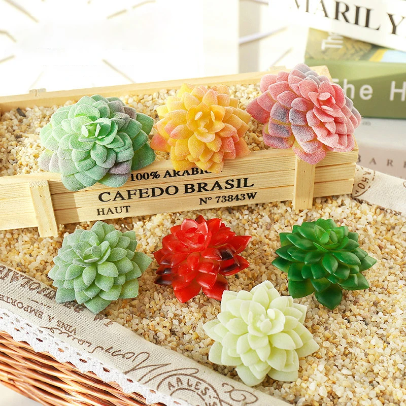 Имитация мини суккулента искусственное Горшечное украшение для вечерние НКИ