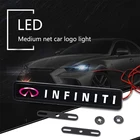 Для Infiniti FX35 Q50 Q45 G35 G37 M35 QX70 FX37 QX60 Q30 Автомобильная Передняя решетка эмблема светсветильник внешние аксессуары