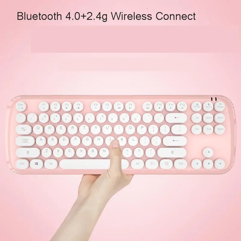 SeenDa 2 4G Беспроводная Bluetooth клавиатура мышь комбо для компьютера телефонный