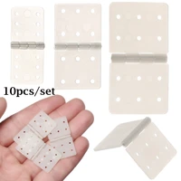 10pcs nylon pinned hinge with removable split pins rc airplane parts aeromodelling model diy rc drone accessories white 3 size