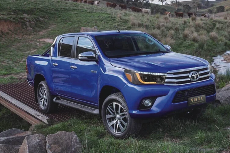 Светодиодные дневные ходовые огни и фары HID для toyota hilux REVO новый стиль 2015-2016 |