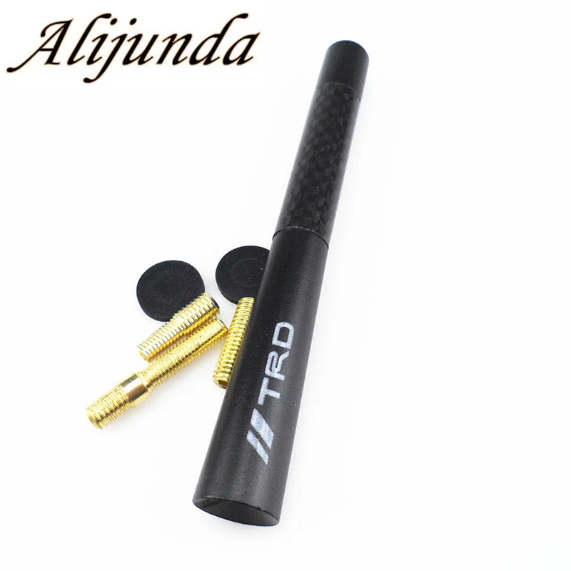 Нежная короткая антенна из углеродного волокна черного цвета автомобильная для