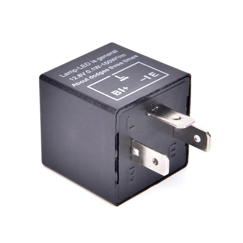 1PC Durable 12V 3-Pin Flasher Relay LED Adjustable Car Flash For Turn Signal Light CF13 | Автомобили и мотоциклы