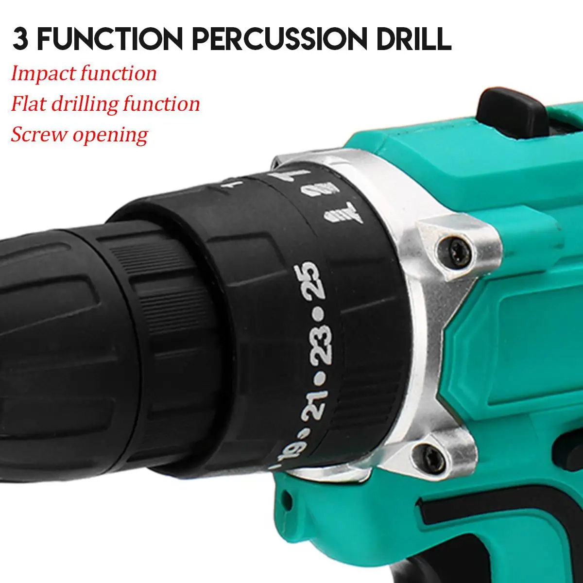 

68VF Brushless Electric Drill Screwdriver Wireless Impact Drill Rechargeable 7500mAh Batteries 3 funtion Impact Powerful Drills