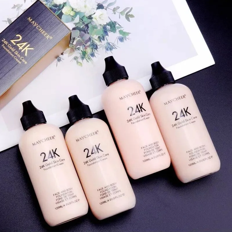 

24K Moisturizing Liquid Foundation Cream Beauty Waterproof Long-lasting Moisturizing Foundation
